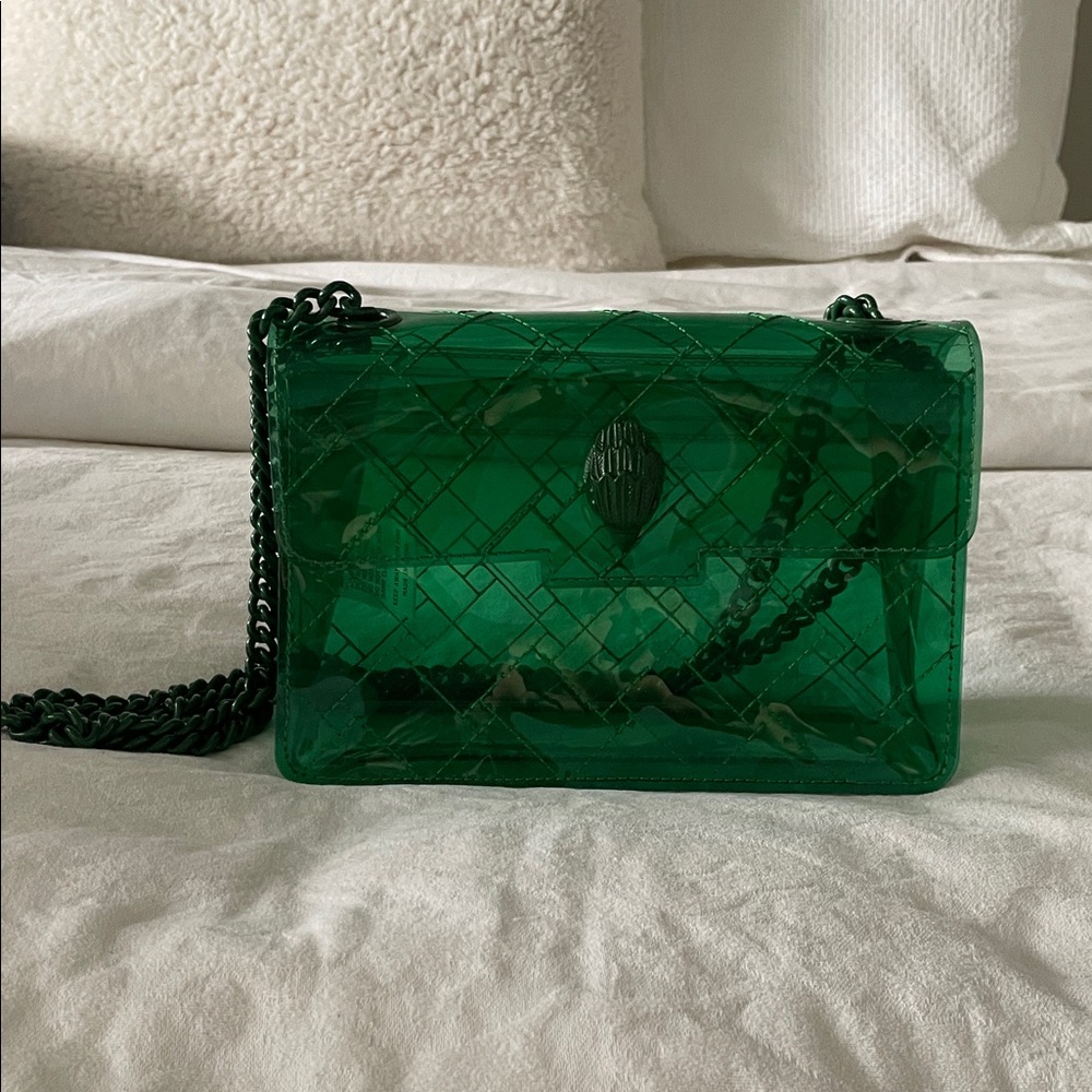 Kurt Geiger Green Clear Handbag